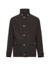 Field Jacket in tela di cotone marrone