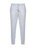 Pantaloni in felpa di cotone techno grigio