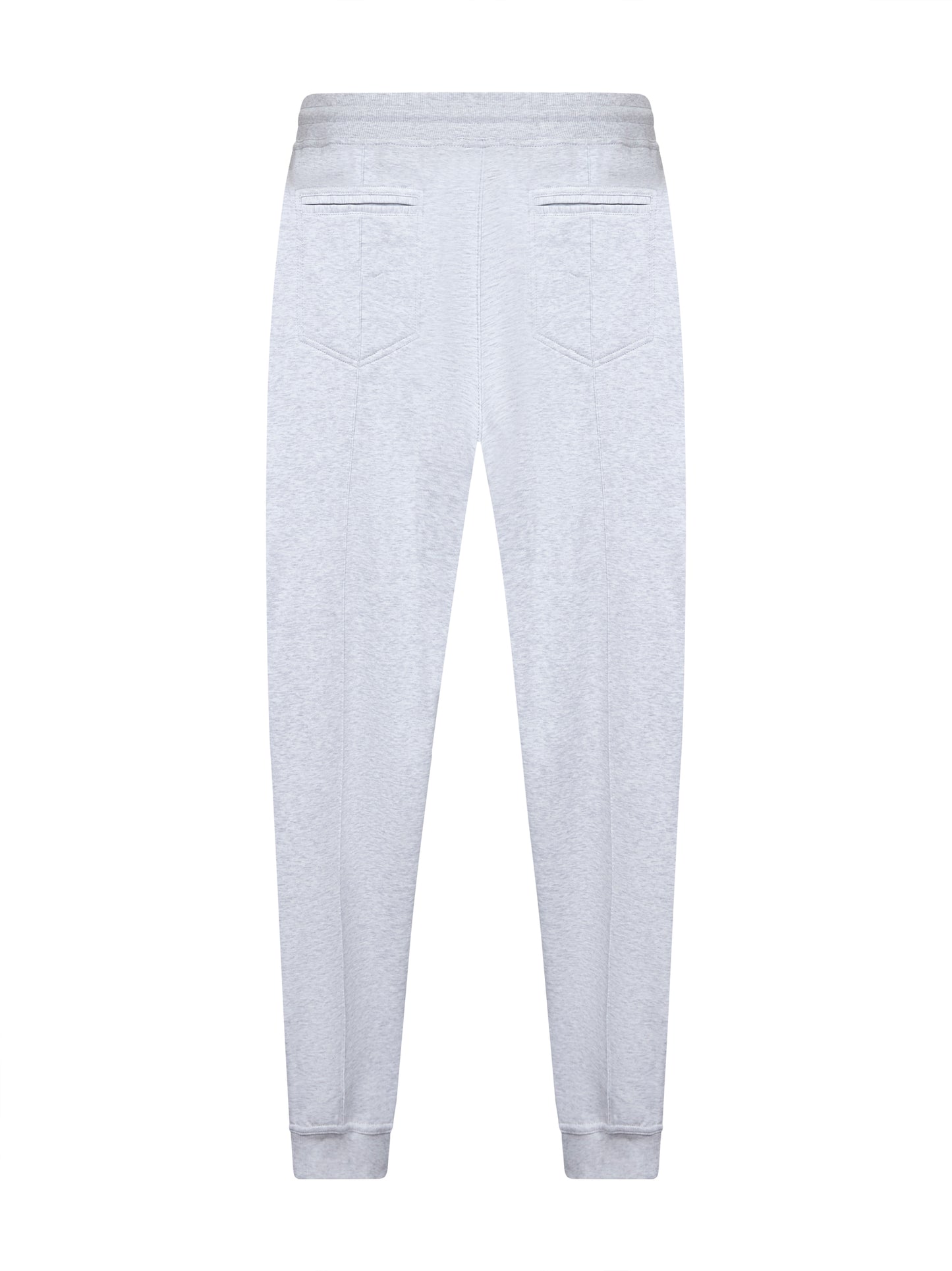 Pantaloni in felpa di cotone techno grigio