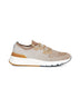 Runners in maglia chiné beige