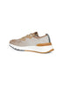 Runners in maglia chiné beige