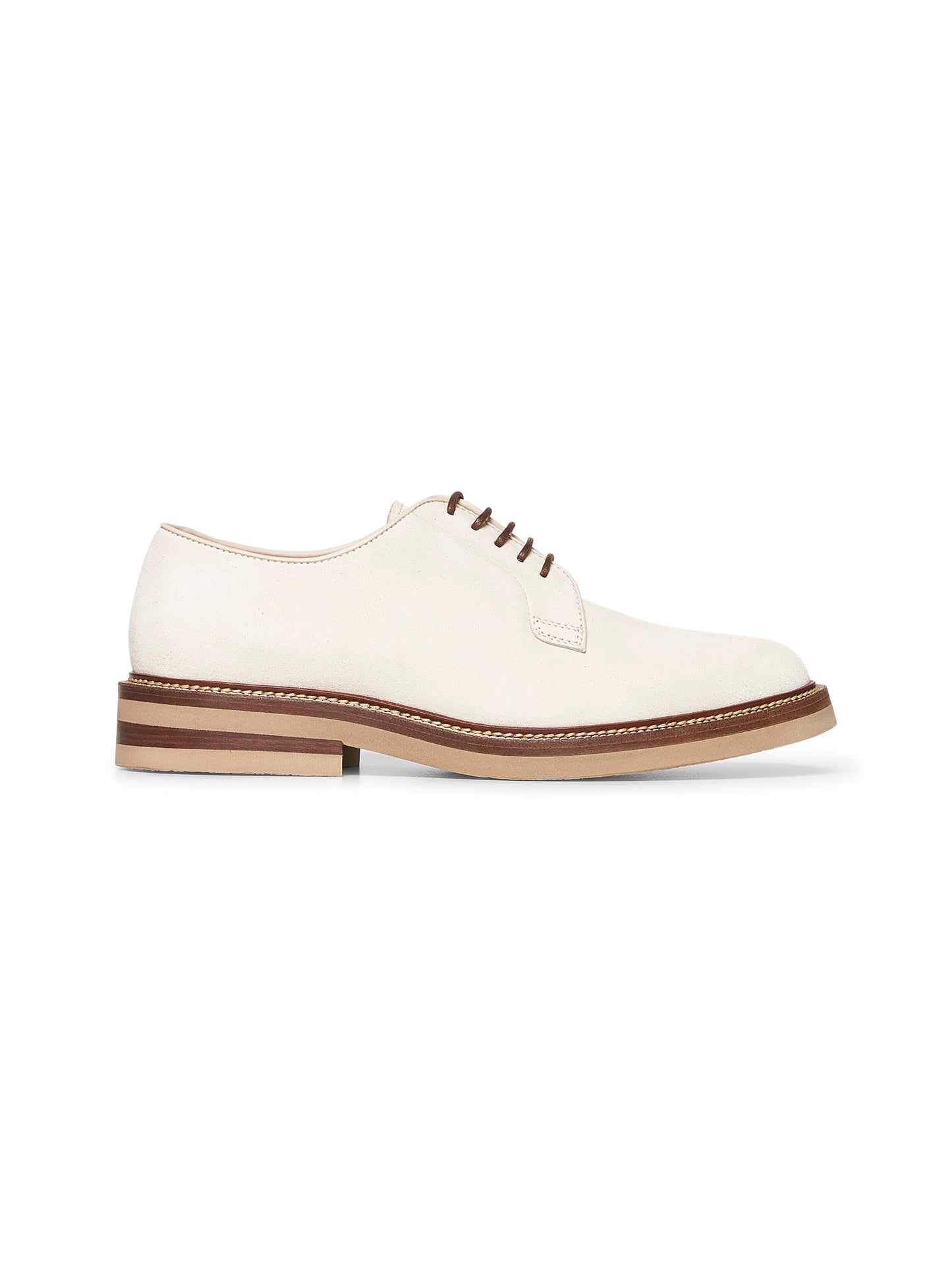Milk suede Derbys