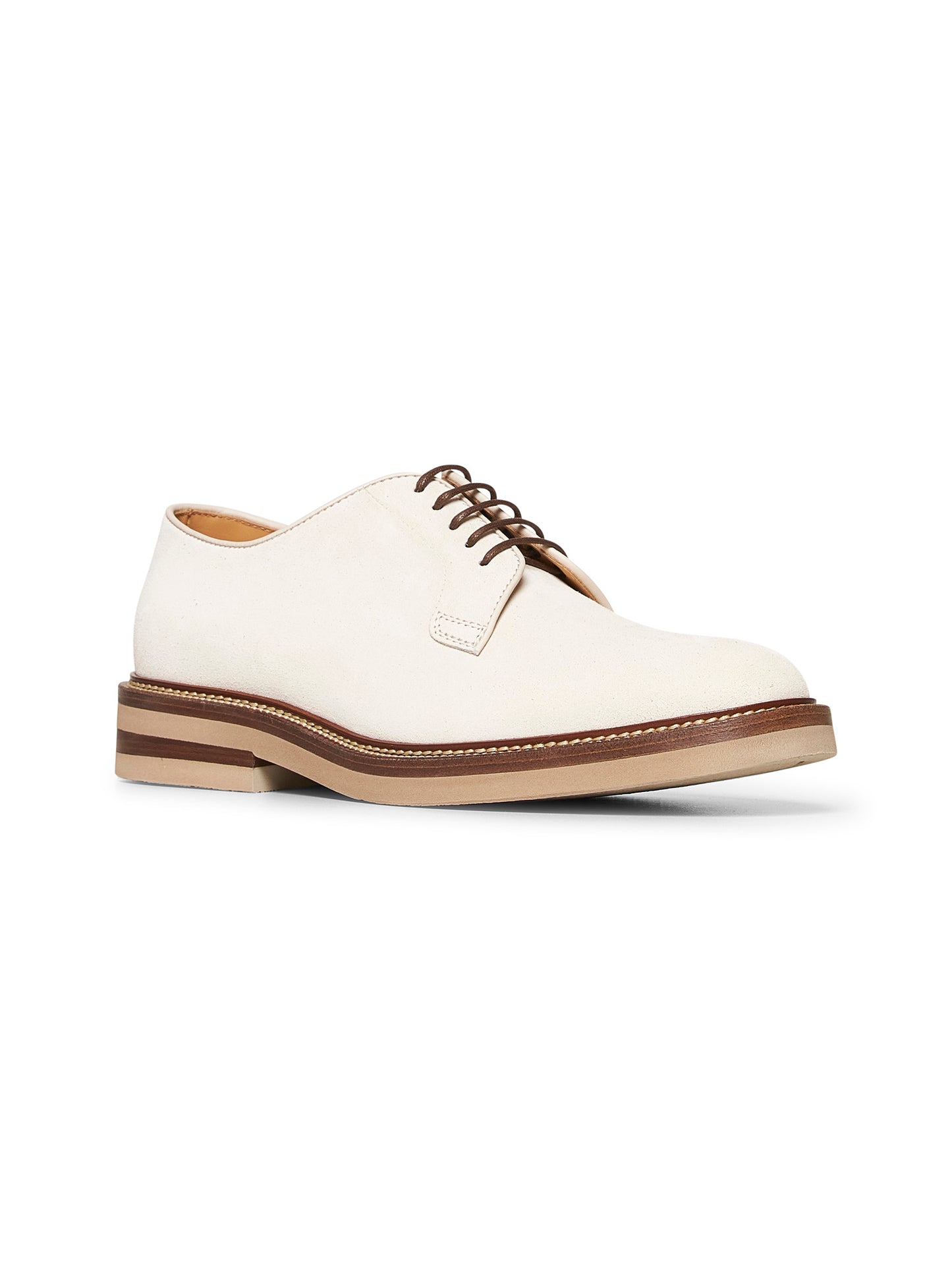 Milk suede Derbys