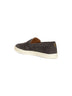 Dark grey suede loafer sneakers