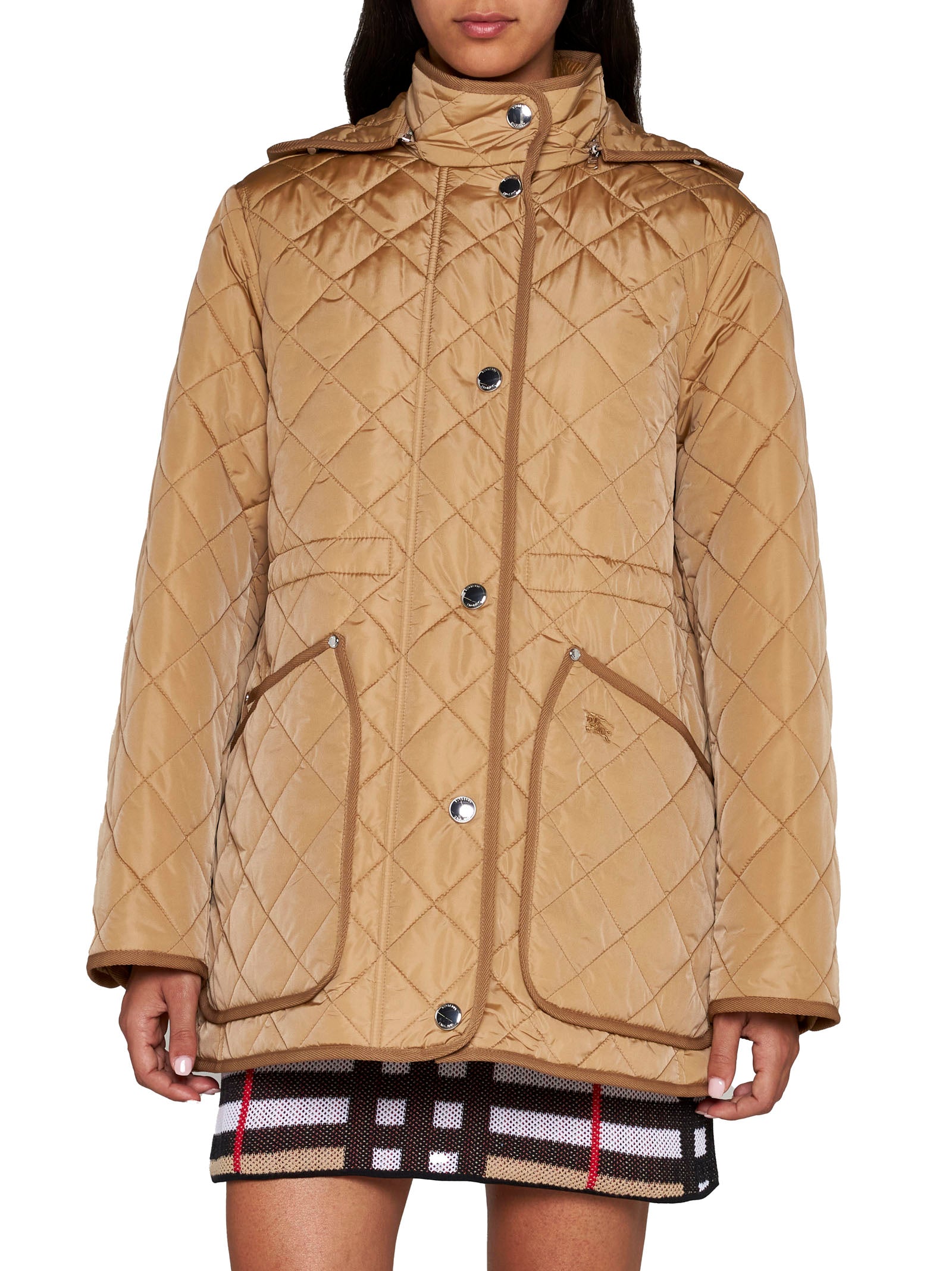 バーバリー レディース ジャケット ROXBUGH 8070968 A7026 Roxbugh quilted hooded jacket – Daniello.com