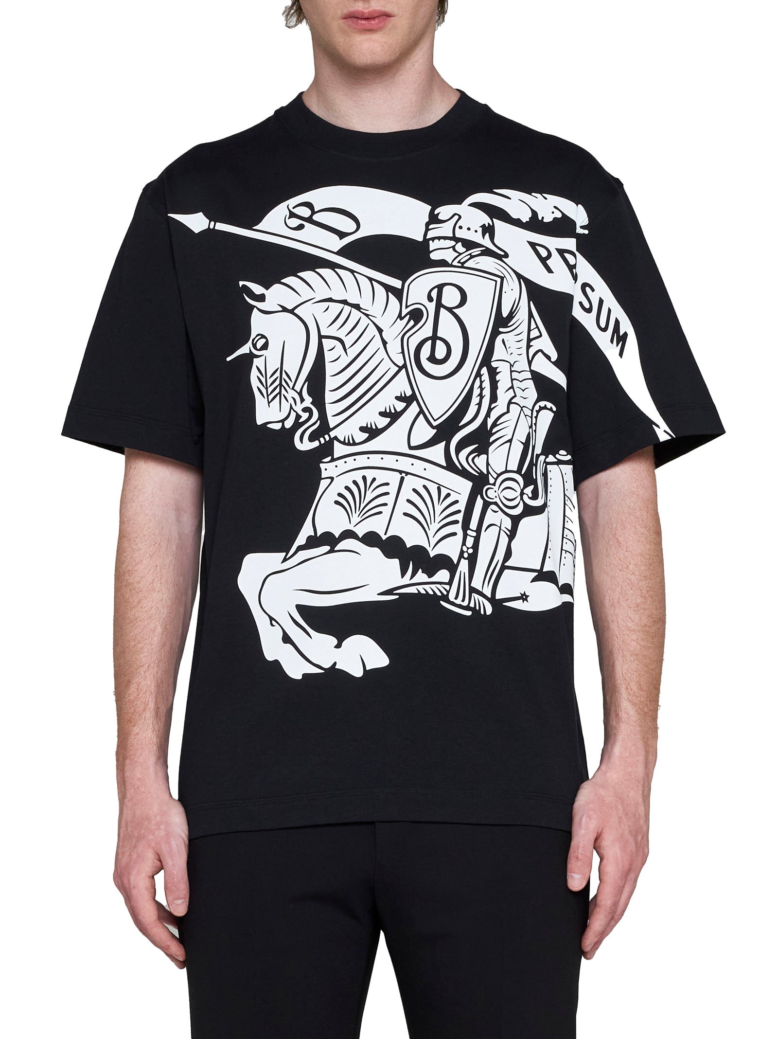 Tシャツ・カットソー Burberry Burberry T-shirts and Polos Black (8095058 A1189) Burberry T-Shirt 8095058-A1189 BLACK | IlDuomo