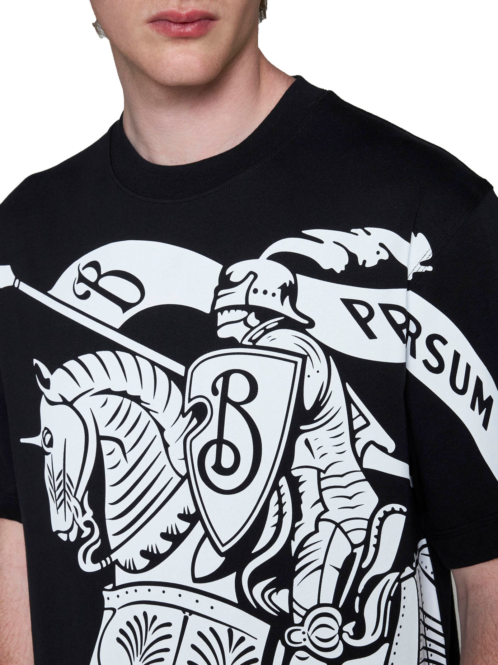 Tシャツ・カットソー Burberry Burberry T-shirts and Polos Black (8095058 A1189) Burberry T-Shirt 8095058-A1189 BLACK | IlDuomo