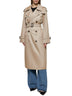 Trench Castleford lungo grigio