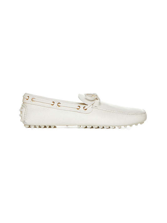 Leather boat loafers