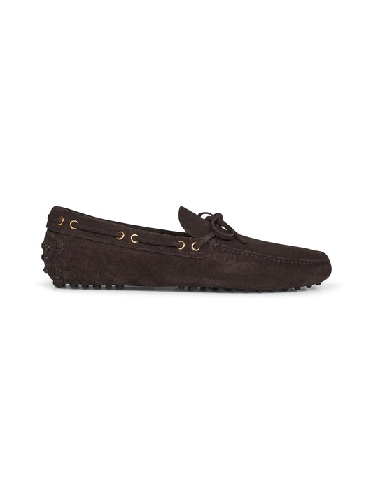 Brown The Original suede driving shoes