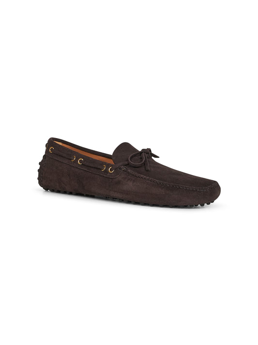 Brown The Original suede driving shoes
