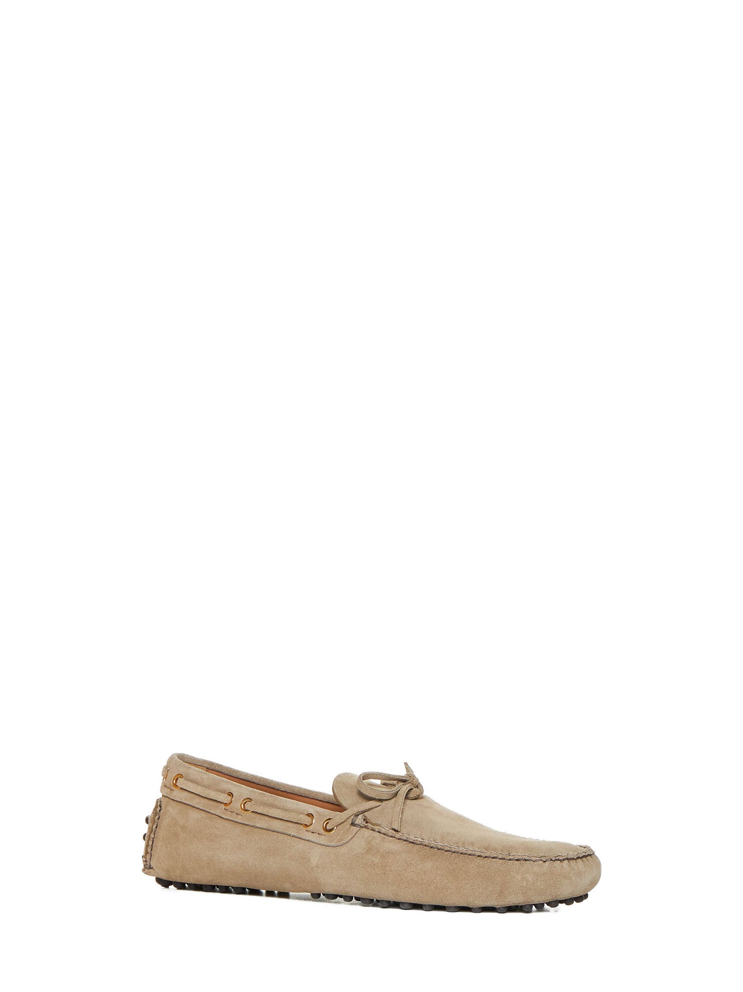 Suede boat loafers