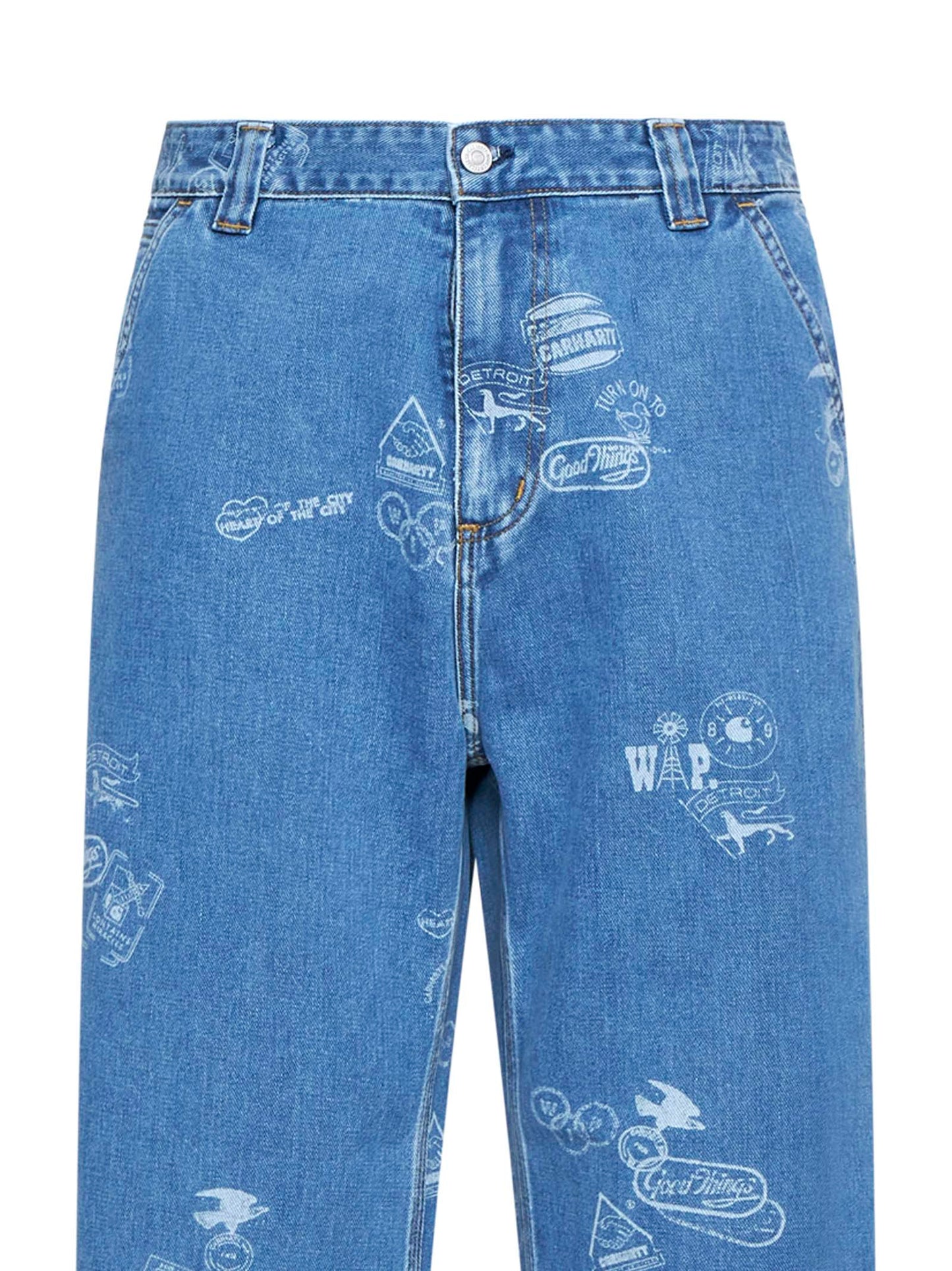 Carhartt WIP Printed Denim Pants