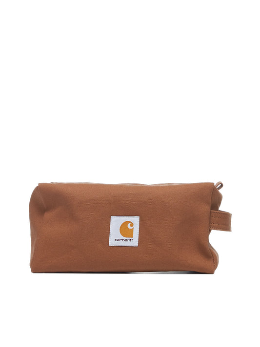 Beauty case in tela Carhartt Wip Hamilton Brown - Beauty case Marrone