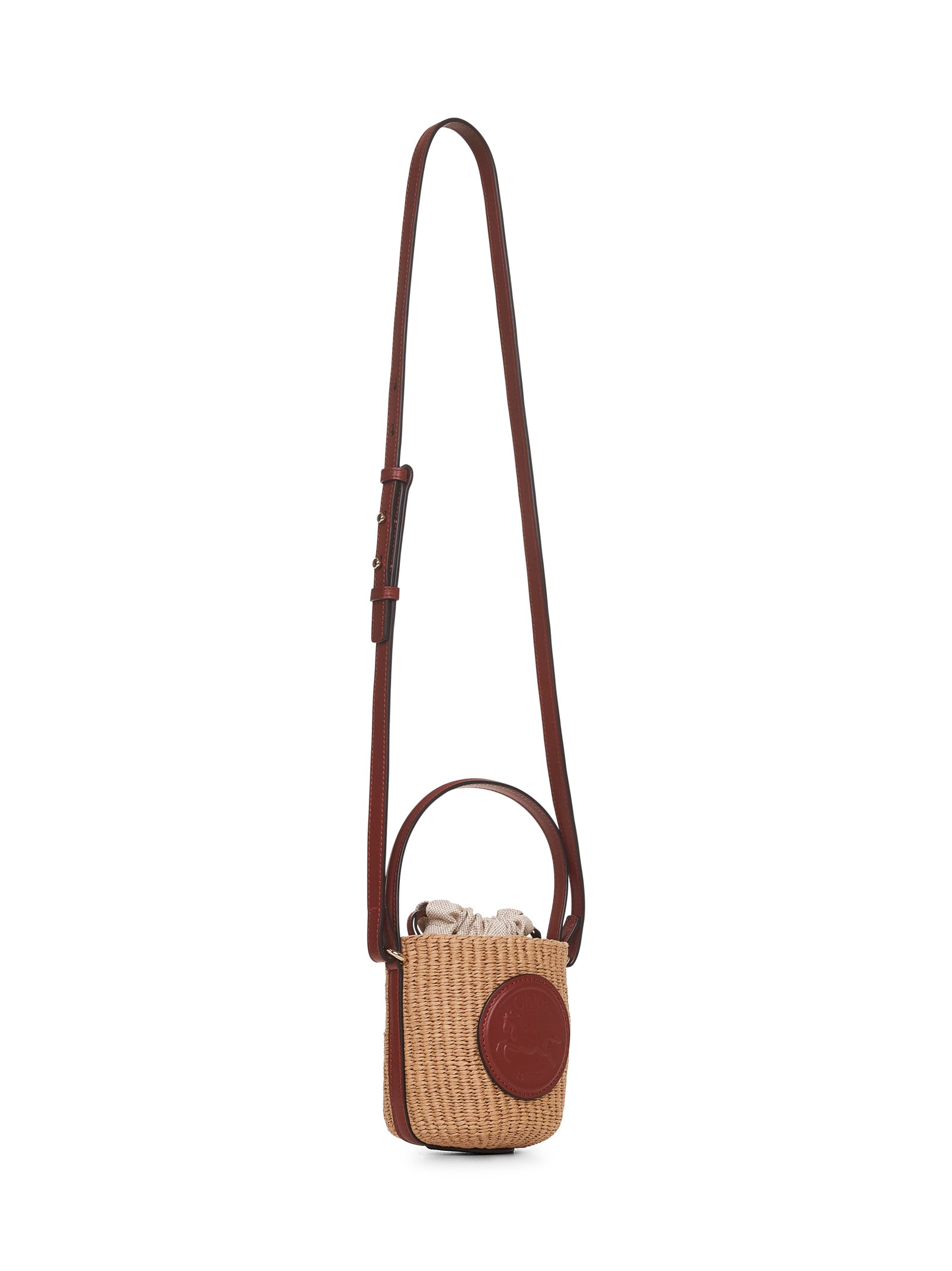 Brown mini Horse Medal basket bag – Daniello.com