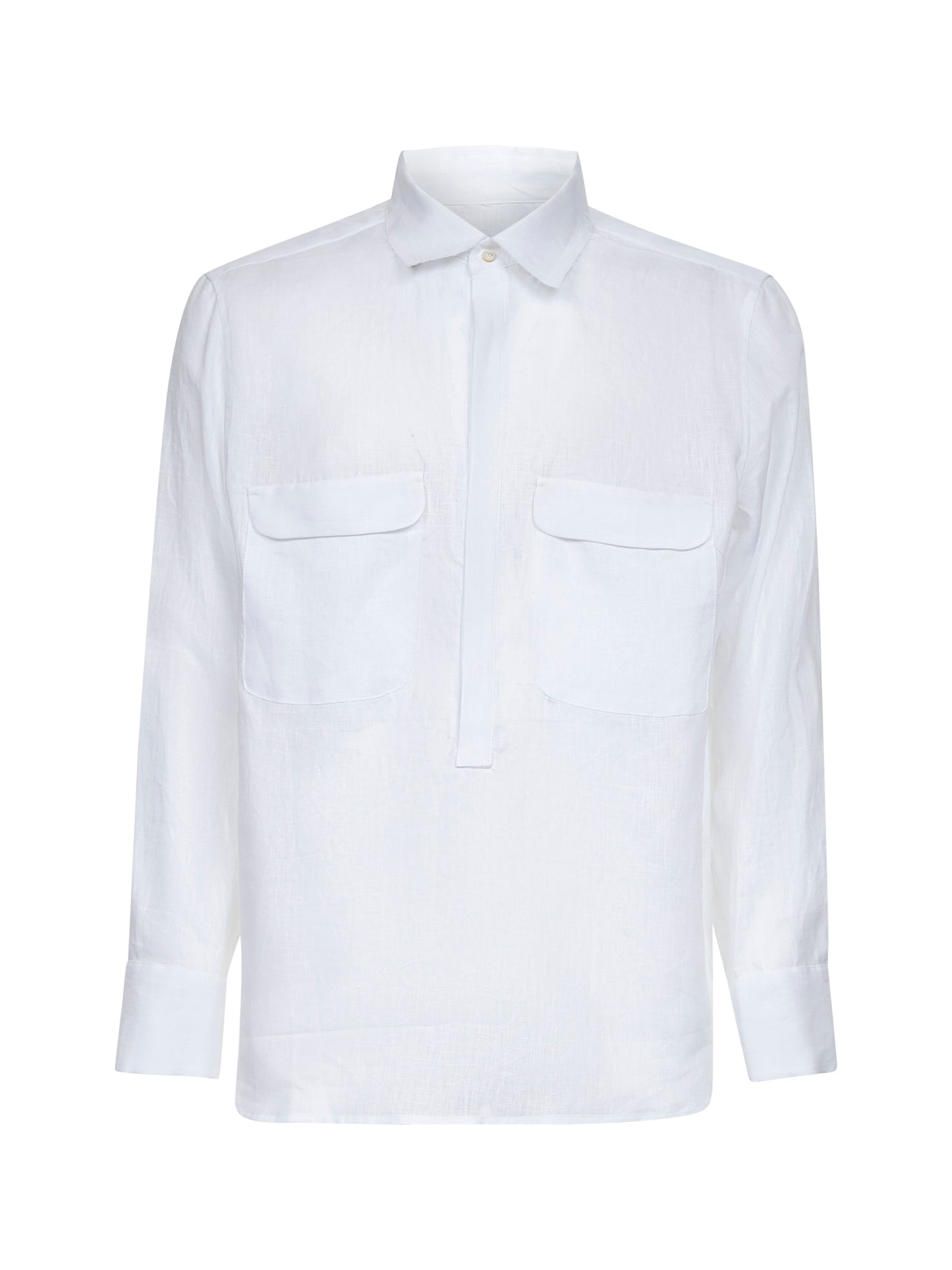 D4.0 Shirt with Cut Collar