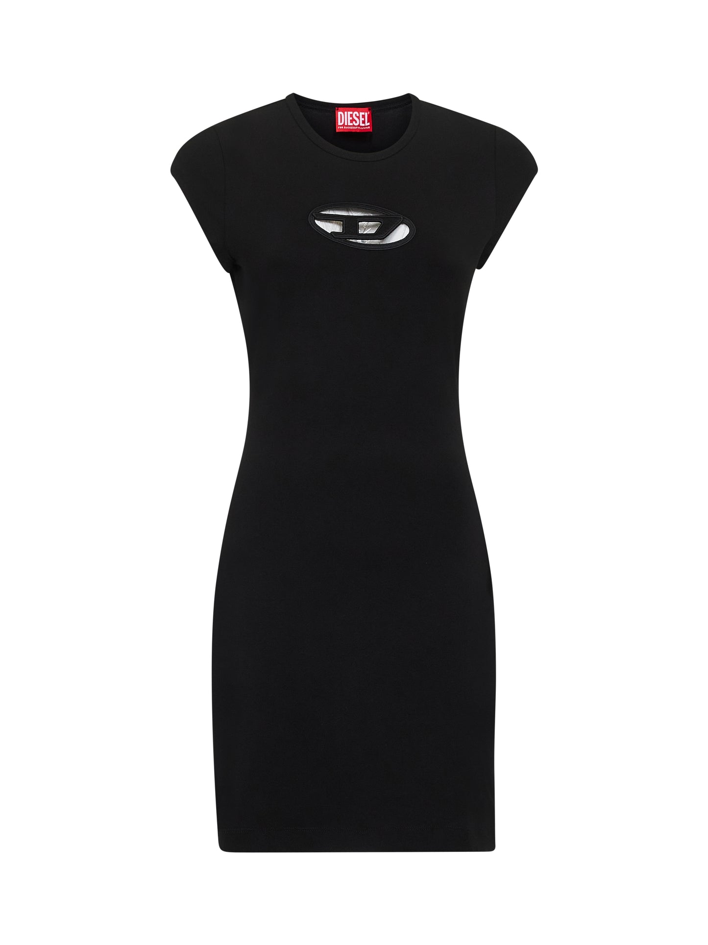 Miniabito D-Angiel in cotone stretch nero