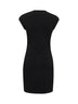 Miniabito D-Angiel in cotone stretch nero