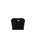 Top a fascia M-Clarksvillex in jersey stretch a costine nero