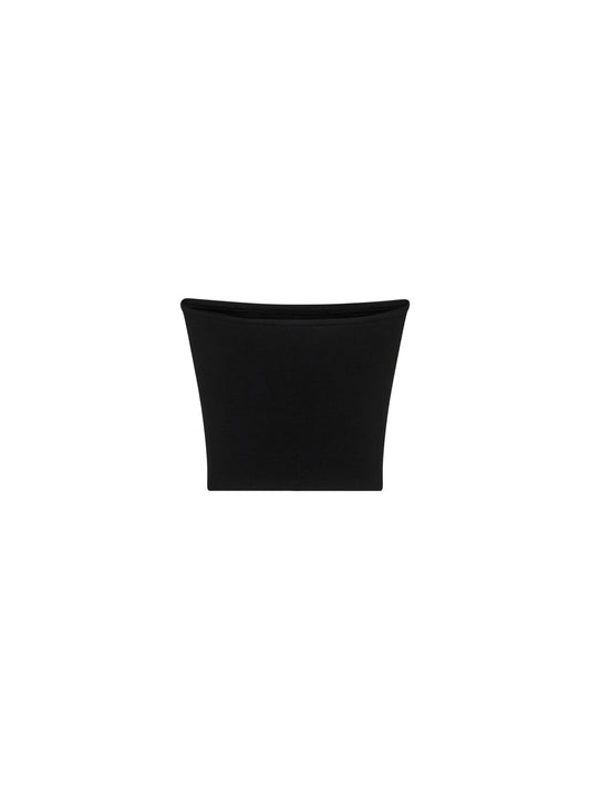 Top a fascia M-Clarksvillex in jersey stretch a costine nero