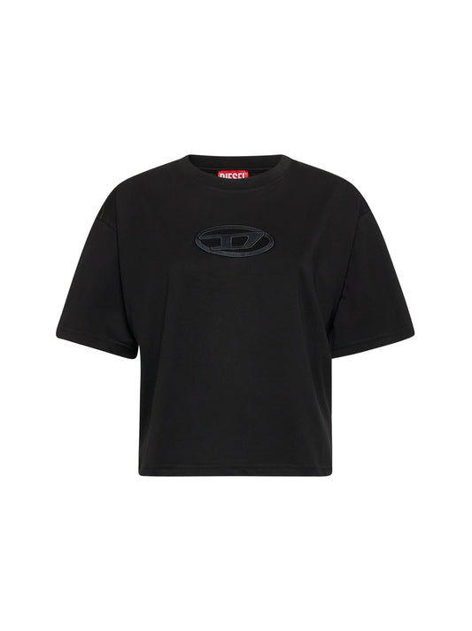 T-shirt T-Buxt-Crop-Od nera