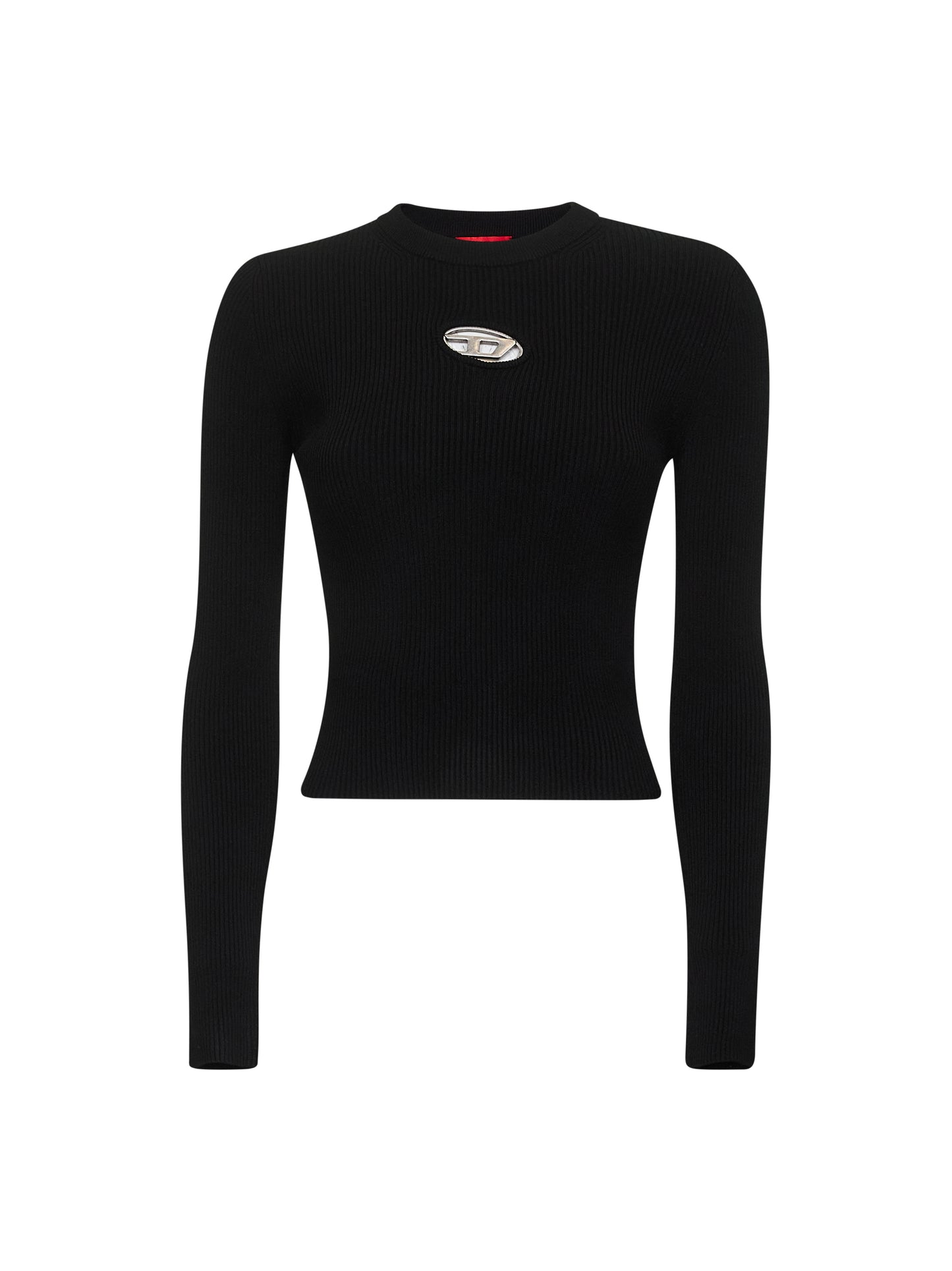 Top M-Valari in jersey stretch a costine nero