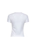 T-shirt slim T-Uncutie-Long-Od-Q1 in jersey biologico bianco