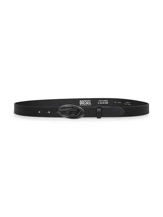 Cintura B-1Dr 25 in pelle nera