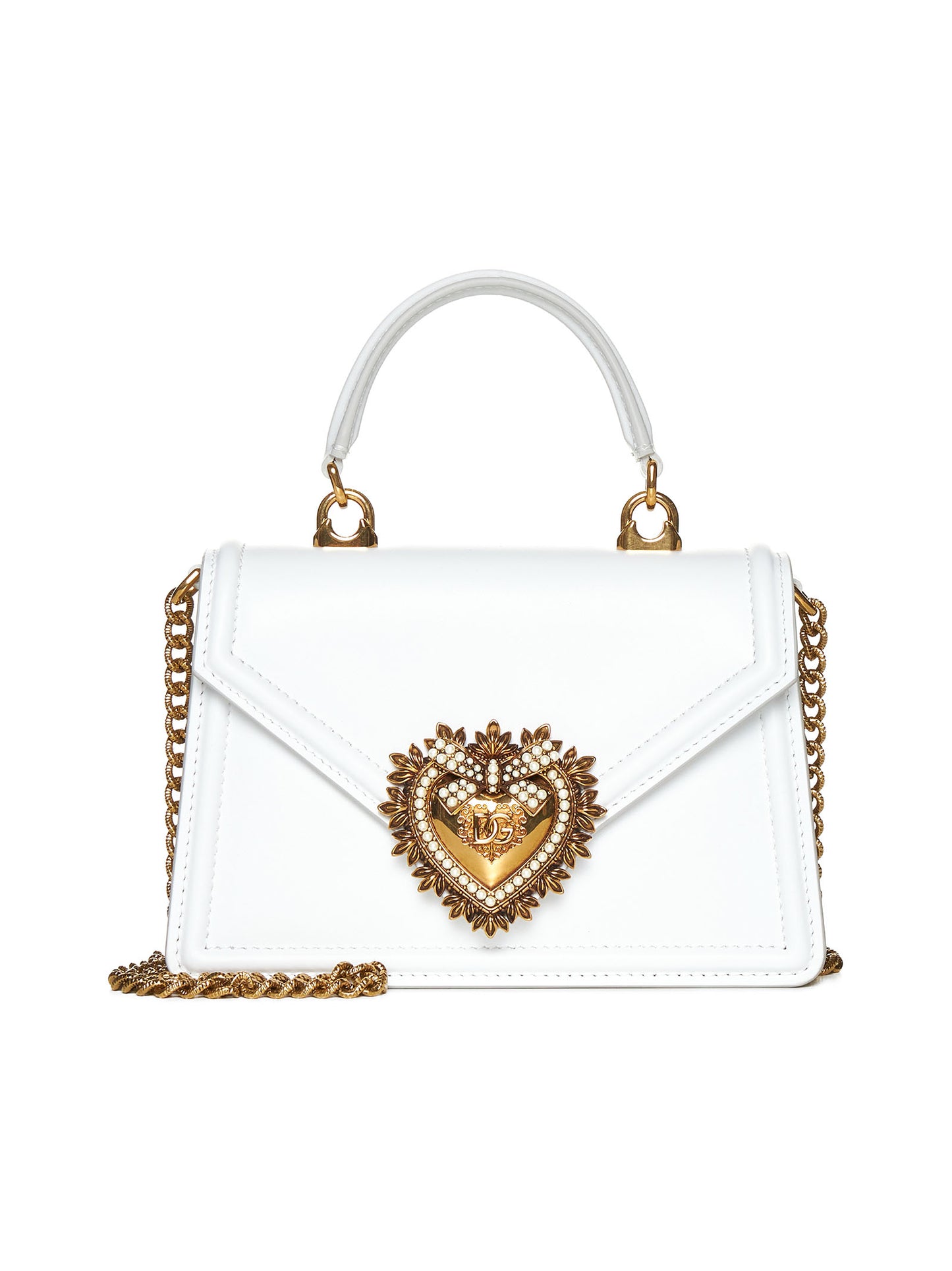 Small Devotion leather bag by Dolce & Gabbana