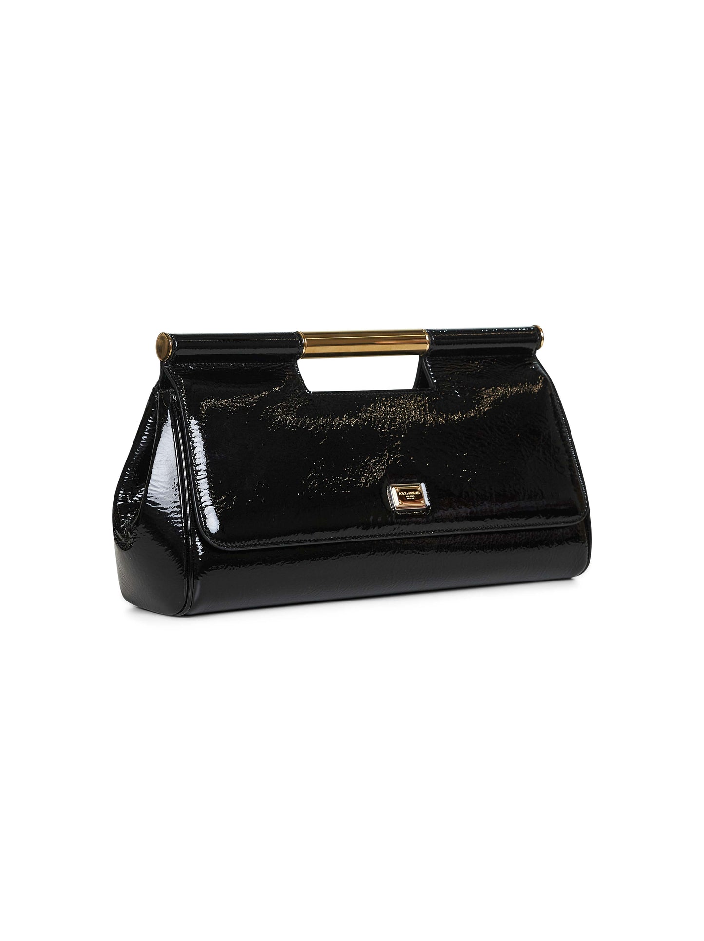 Borsa a mano Sicily clutch grande nera