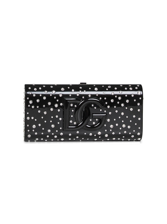 Black Dolce Box clutch bag