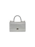 Silver Phone bag with shoulder strap