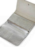 Silver Phone bag with shoulder strap