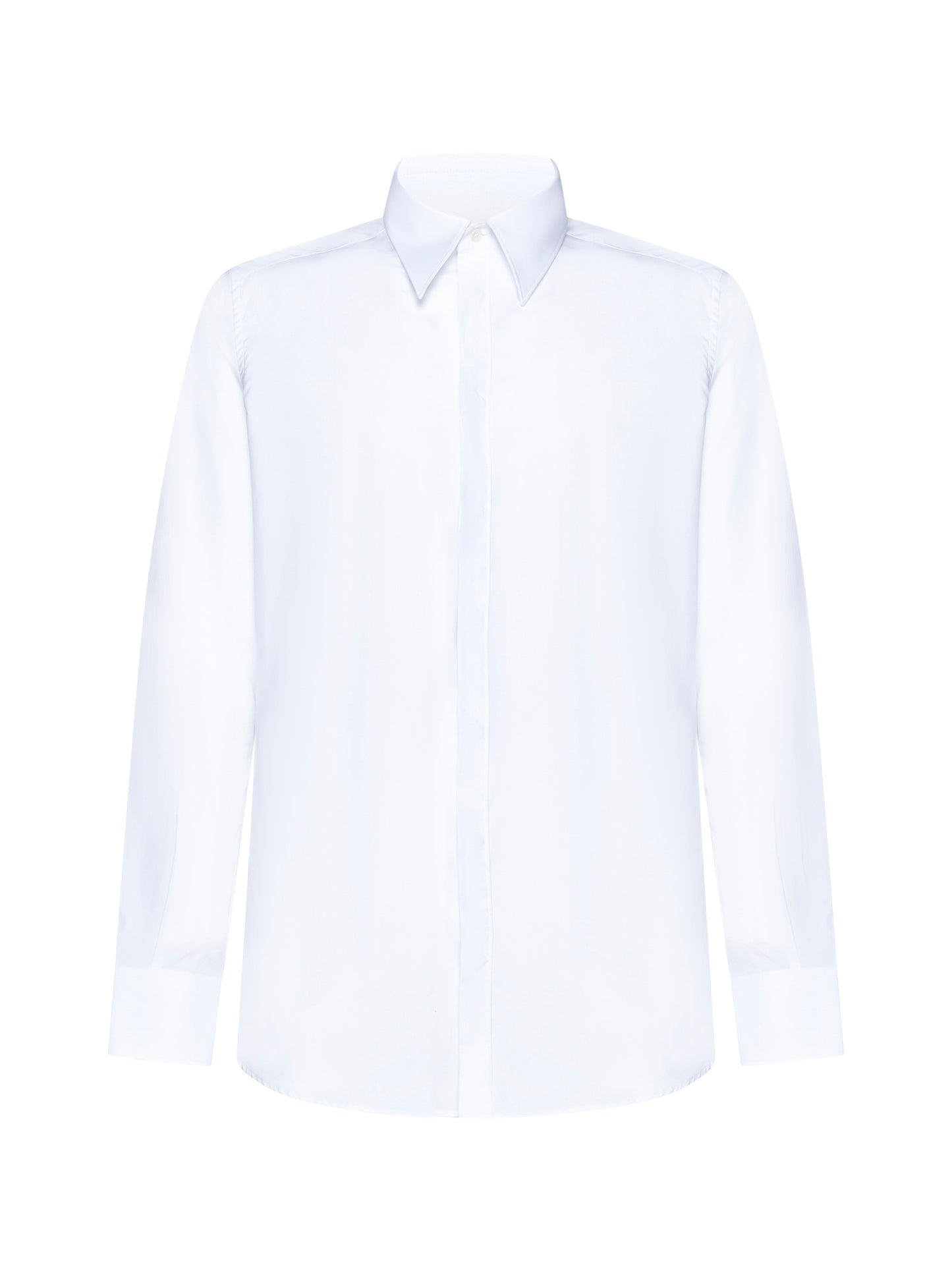 Camicia in cotone con colletto a punta di DOLCE & GABBANA