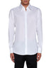 Camicia in cotone con colletto a punta di DOLCE & GABBANA