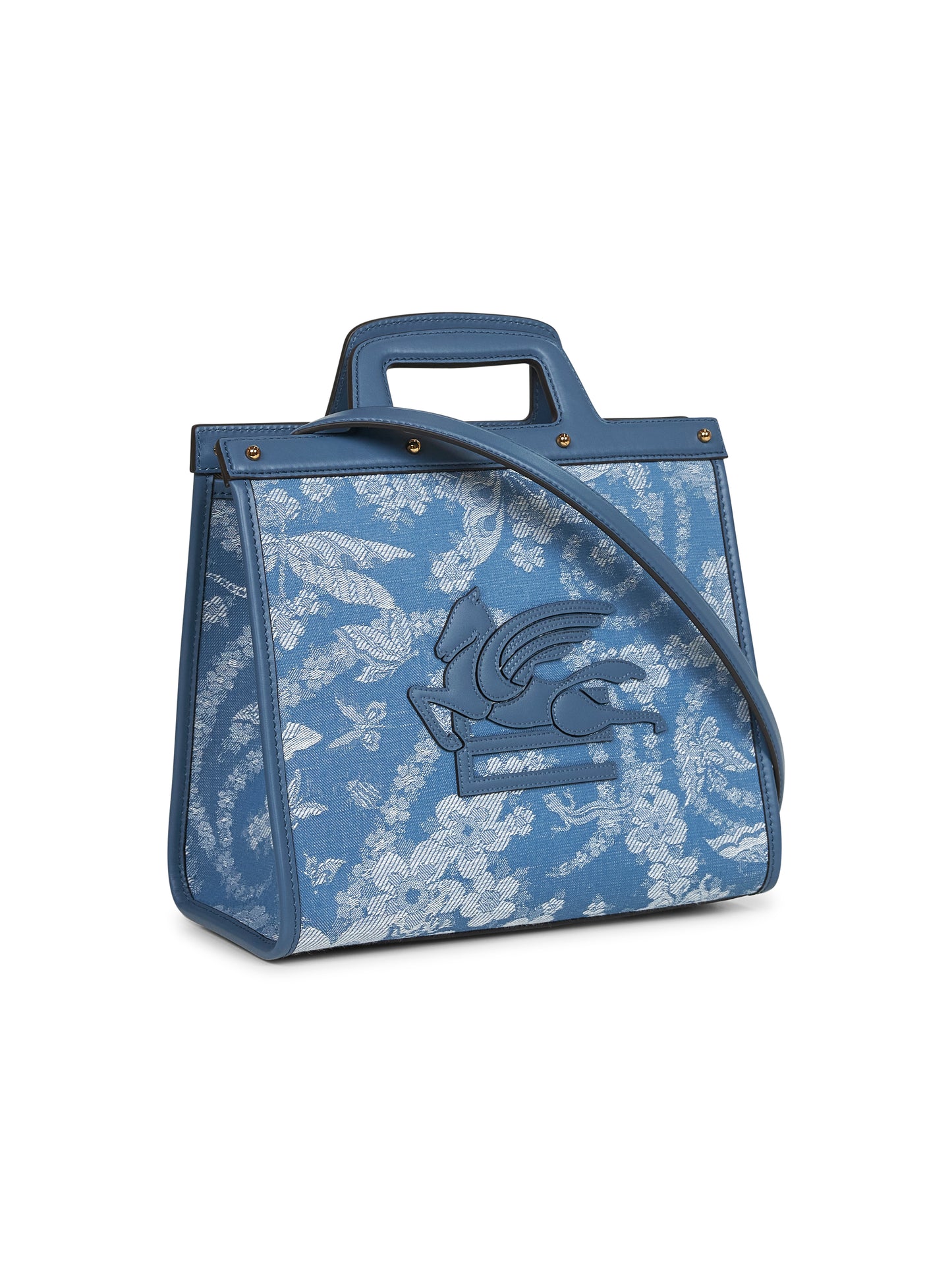 Borsa a mano Love Trotter Media azzurra<BR/>