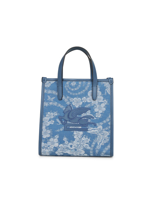 Light blue Love Trotter Small shopping bag