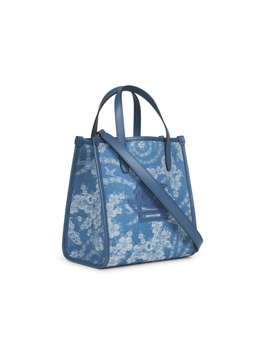 Light blue Love Trotter Small shopping bag