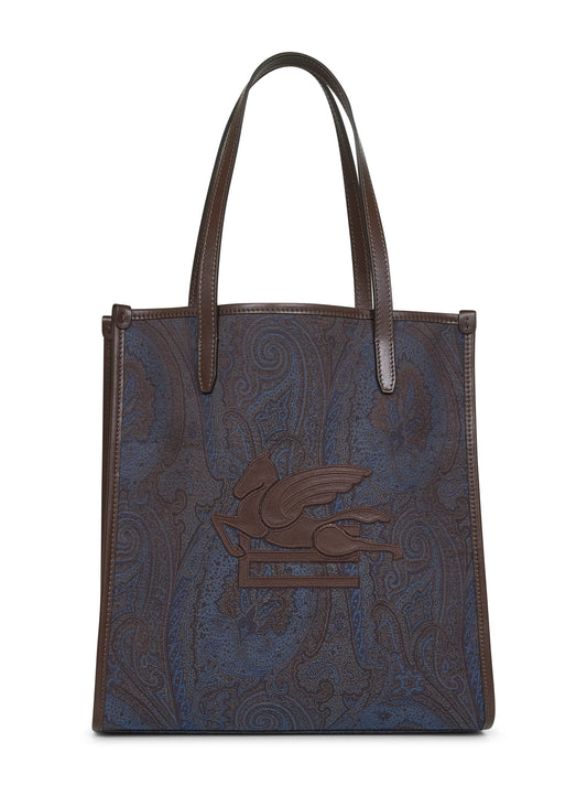 Blue Love Trotter Medium shopping bag