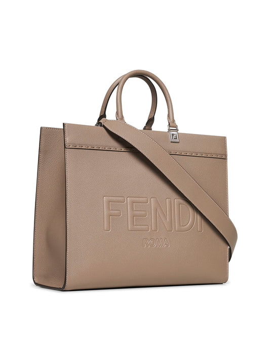 Shopper Fendi Sunshine Medium fango