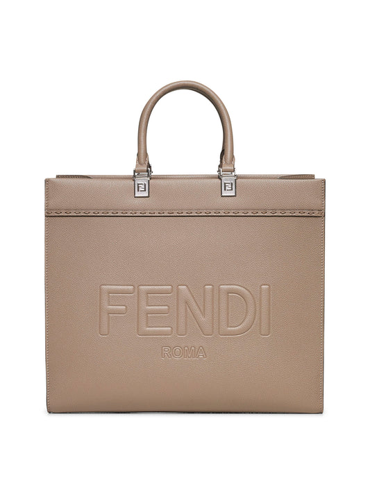 Shopper Fendi Sunshine Medium fango