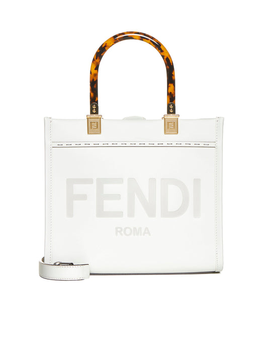 Fendi Sunshine leather small tote bag
