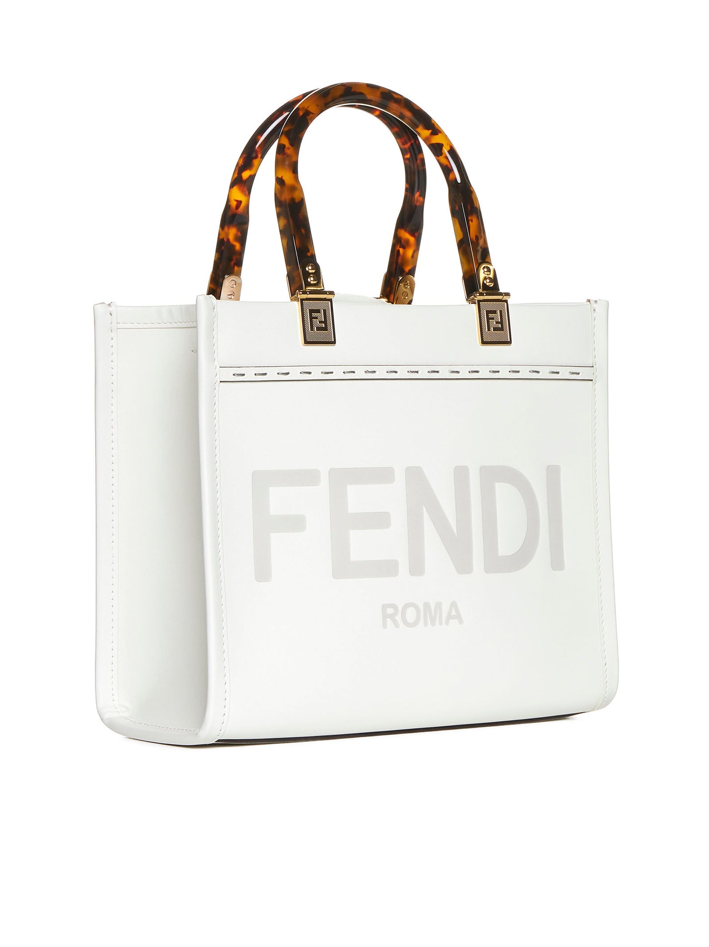 Borsa tote piccola Fendi Sunshine in pelle