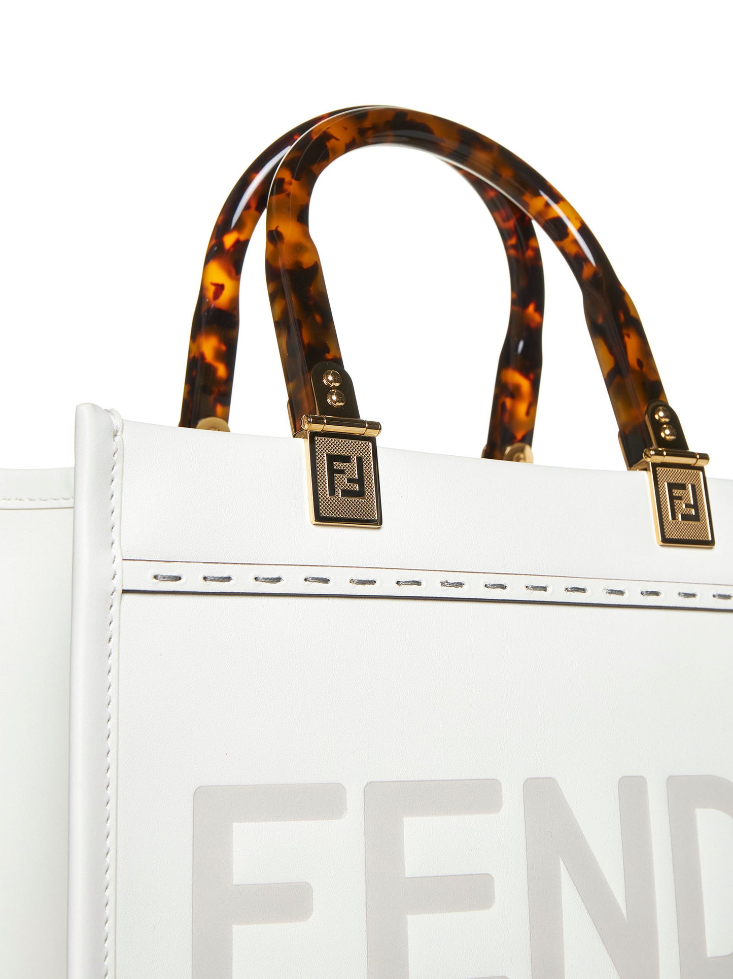 Borsa tote piccola Fendi Sunshine in pelle