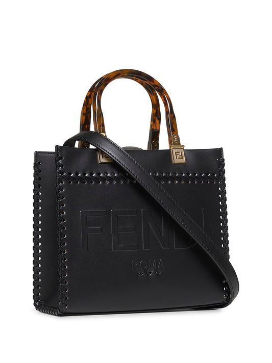 Black Fendi Sunshine Small tote bag