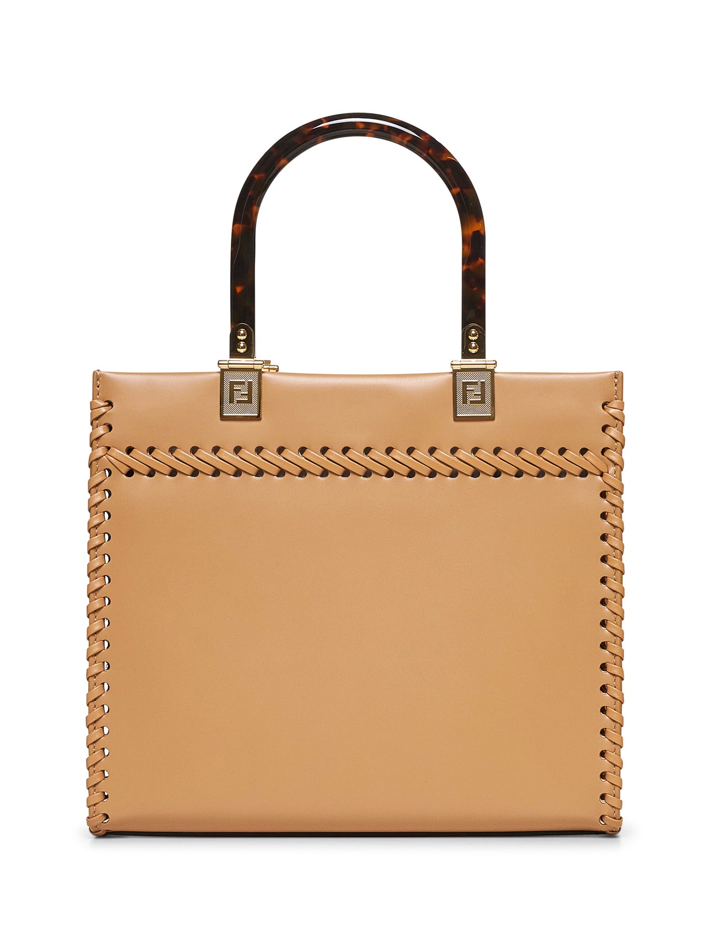 Beige Fendi Sunshine Small tote bag