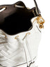 White leather mini bag with FF motif