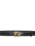 FF Black Leather Belt