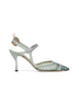 Slingback Colibrì Lite in mesh verde matcha