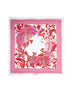 Foulard in seta a stampa Animali